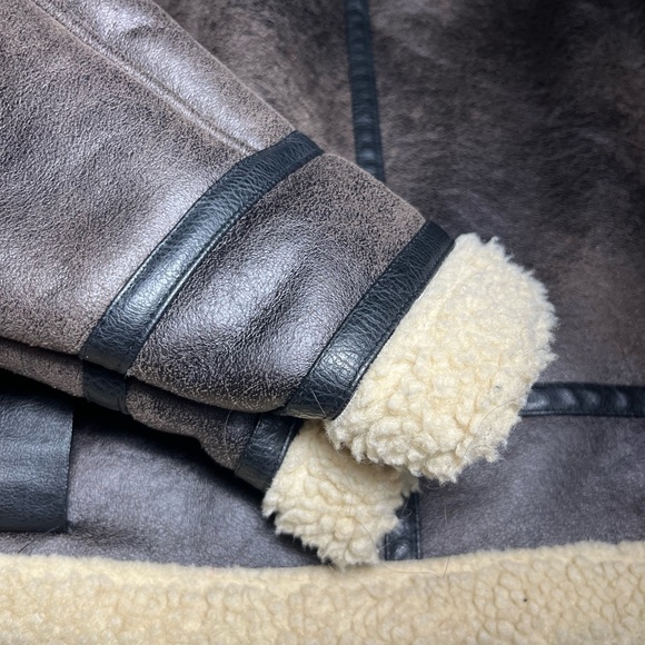 Zara Faux Cuir Brown Vest (worn 2 times) - Picture 9 of 9